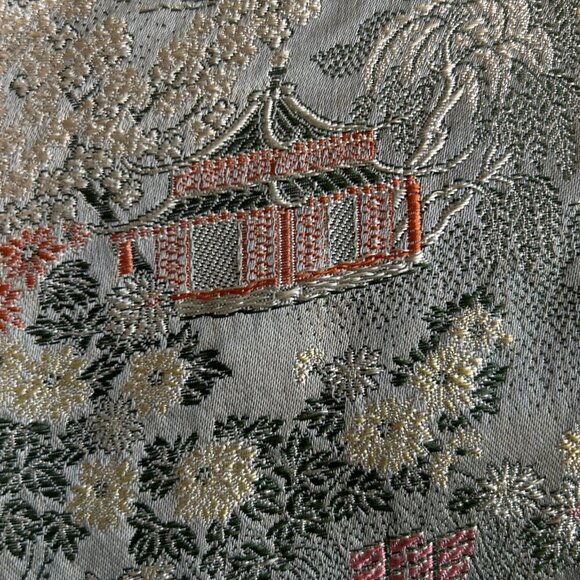 Vintage 40’s  Lai Fong Honolulu Chinese Green Brocade Jacket - Picture 6 of 11